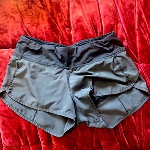 Lulu Lemon Speed Up Short BLACK